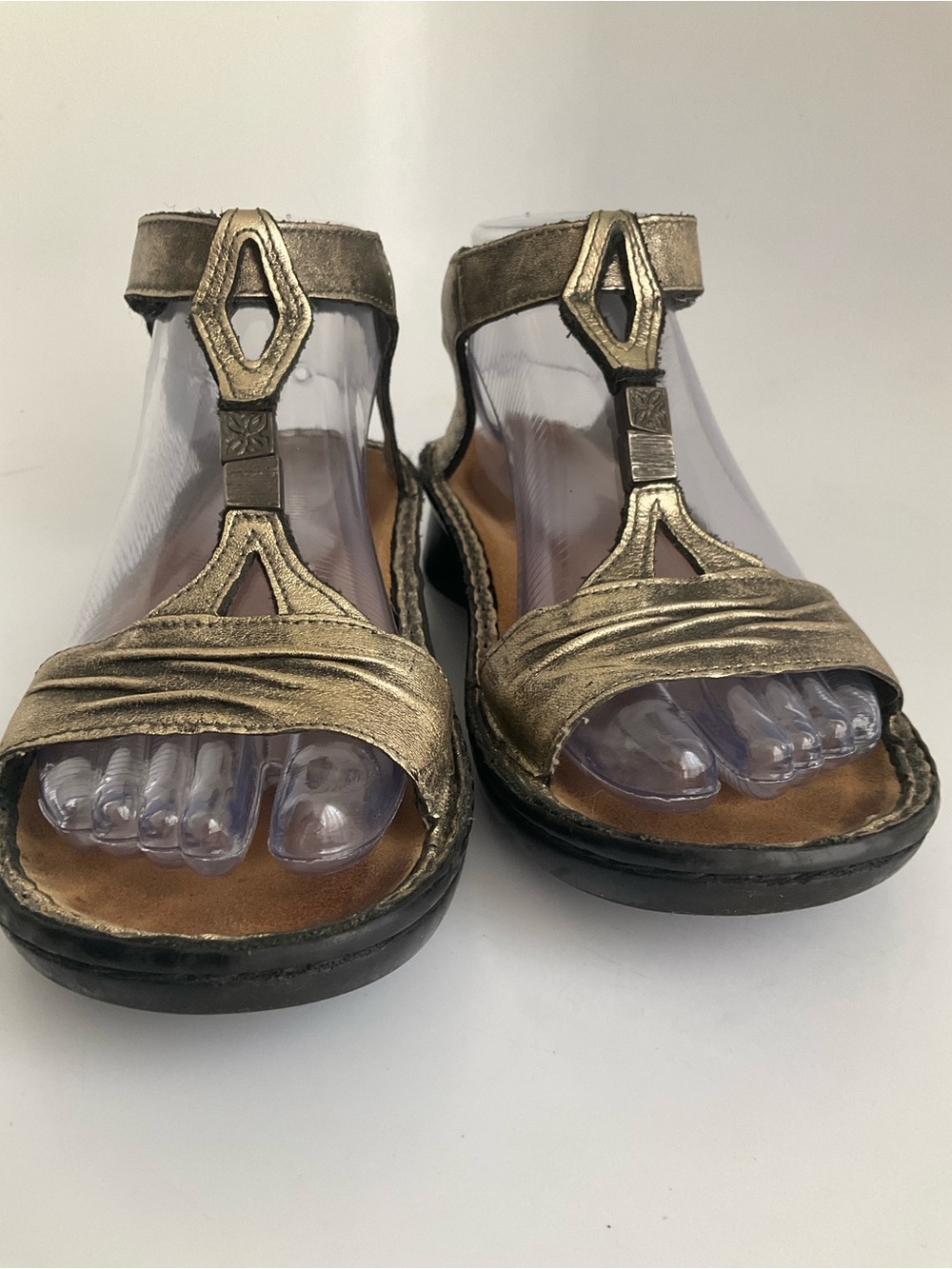 Naot Cymbal Metallic Bronze Leather Gladiator Comfort Sandals 37 - Picture 4 of 12